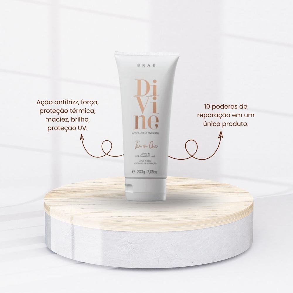 Leave-in Braé Divine Ten in One 10 in 1 200 g 200g 2