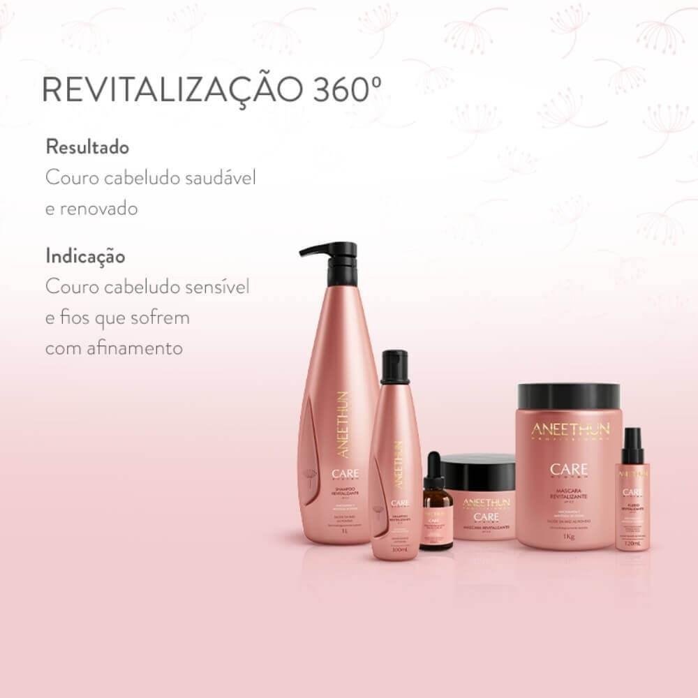 Kit Aneethun Care Shampoo 300 ml + Fluido 120 ml ÚNICO 3