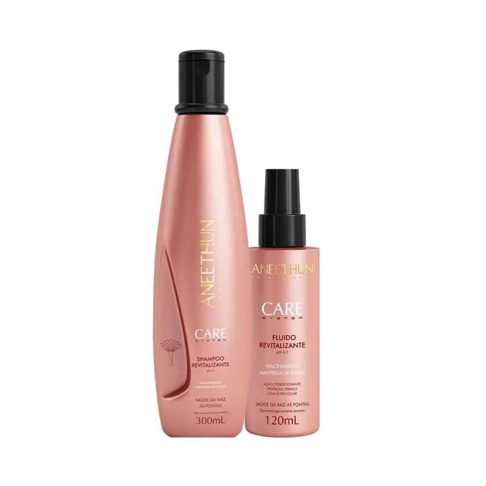 Kit Aneethun Care Shampoo 300 ml + Fluido 120 ml ÚNICO 5