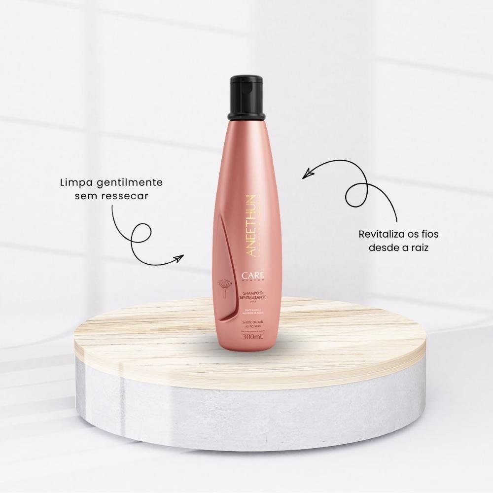Kit Aneethun Care Shampoo 300 ml + Fluido 120 ml ÚNICO 6