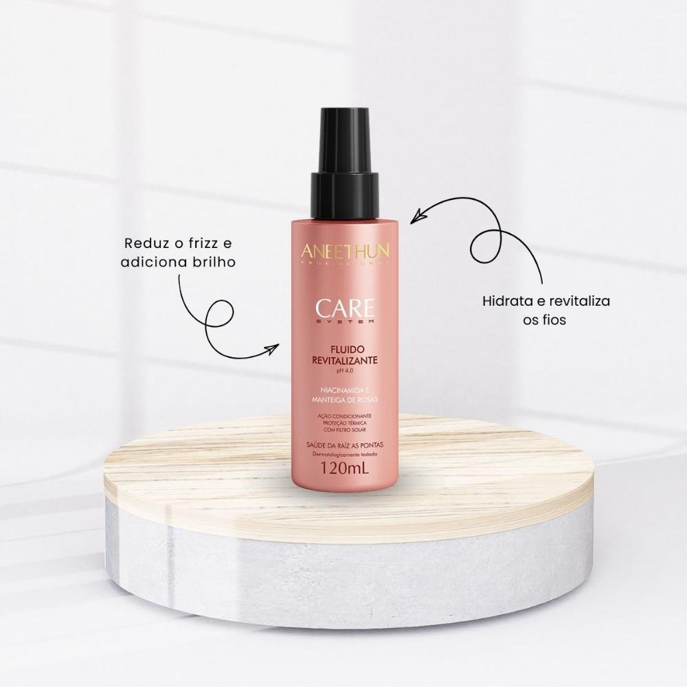 Kit Aneethun Care Shampoo 300 ml + Fluido 120 ml ÚNICO 7