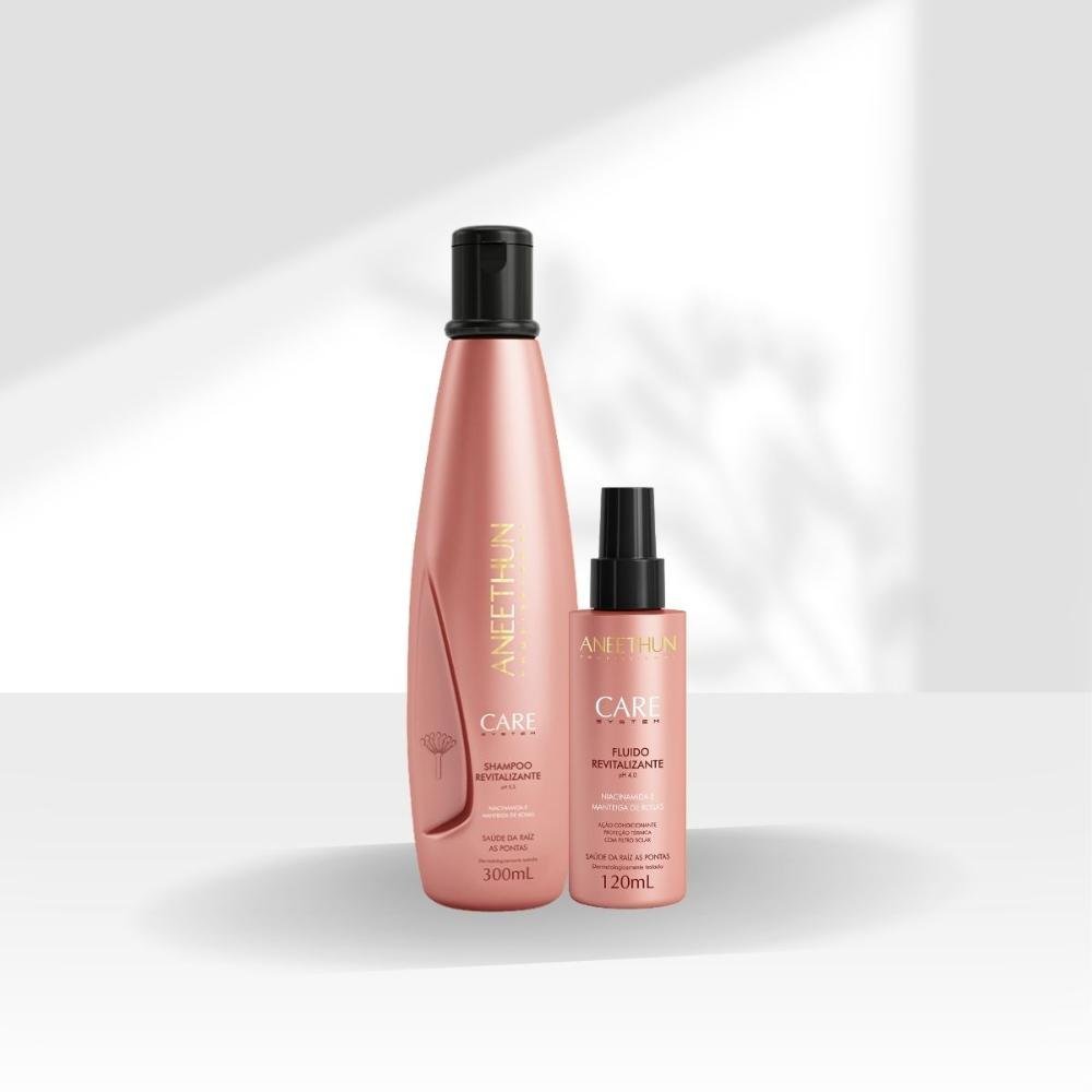 Kit Aneethun Care Shampoo 300 ml + Fluido 120 ml ÚNICO 8