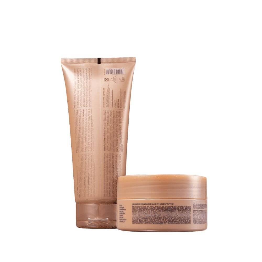 Cadiveu Blonde Reconstructor Masks Kit (2 produtos) ÚNICO 2