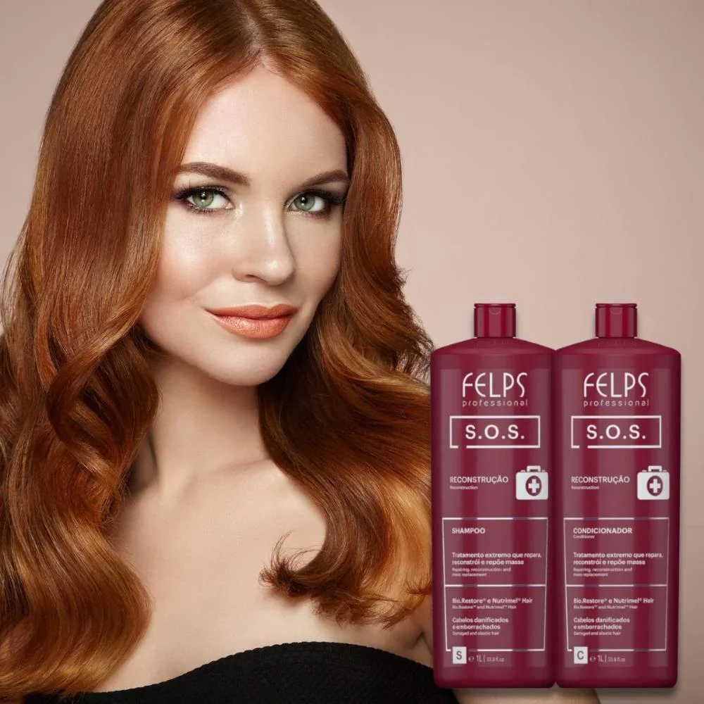 Felps Professional S.O.S Shampoo + Condicionador (2 x 1000ml) ÚNICO 5