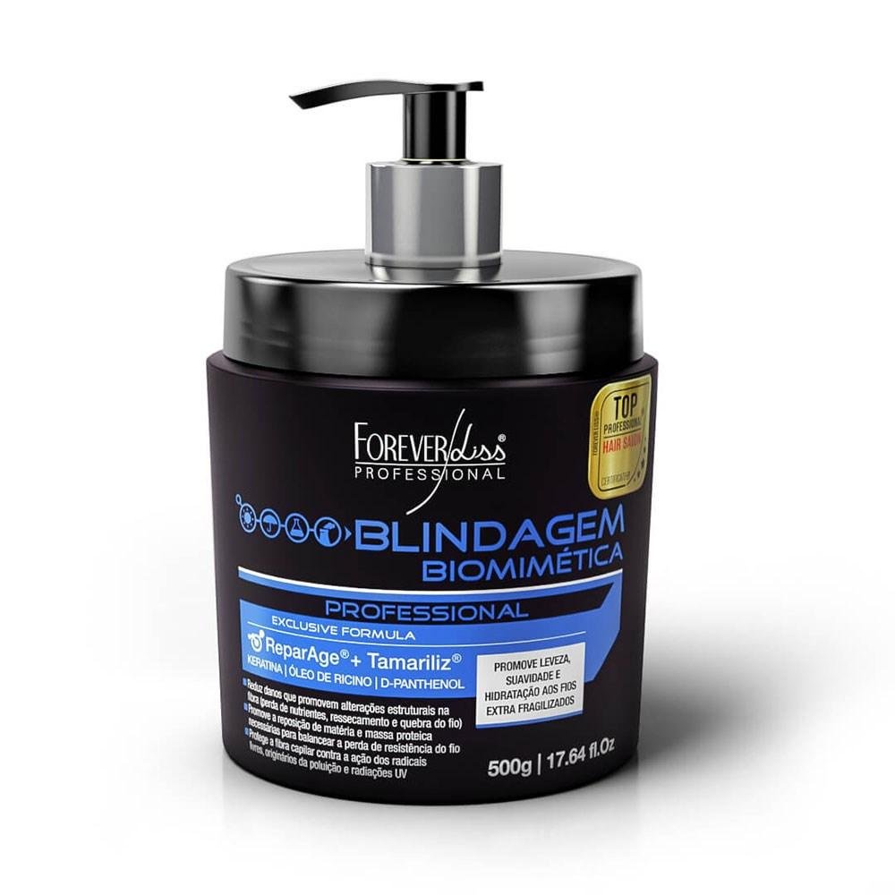 Máscara Forever Liss Blindagem Biomimética Capilar 500 g 500g 6