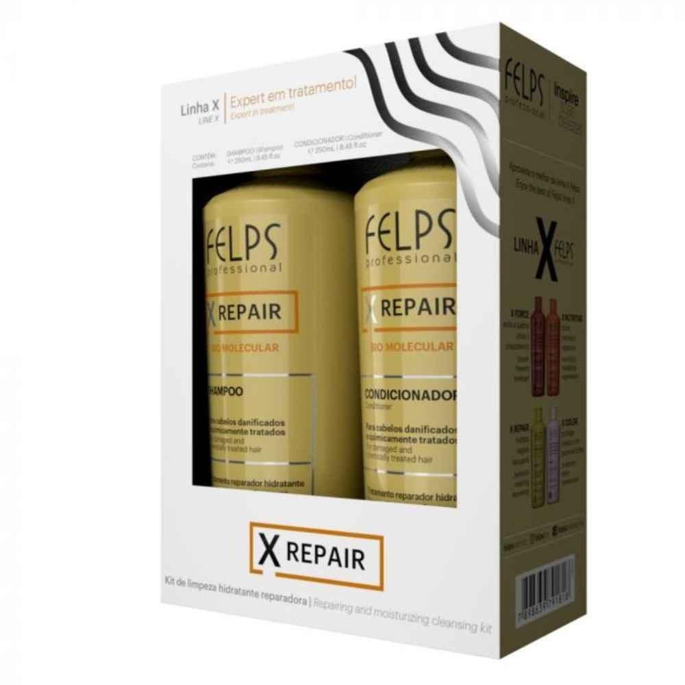Felps Professional XRepair  Shampoo + Condicionador 250ml ÚNICO 1