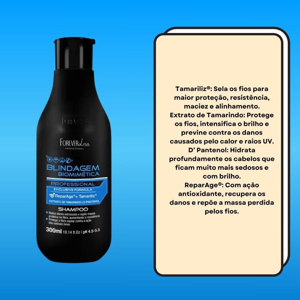 Forever Liss Blindagem Capilar Shampoo 300ml 300ml 2