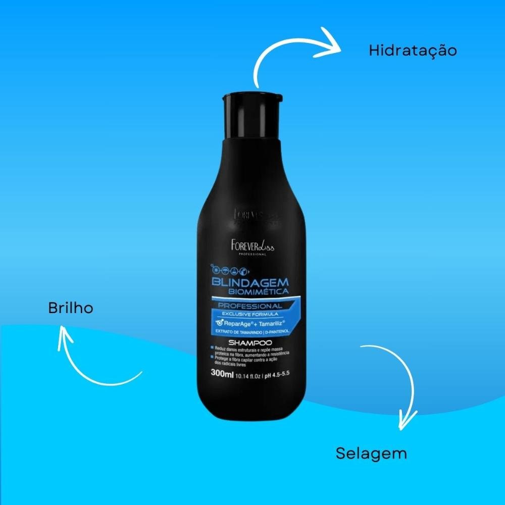 Forever Liss Blindagem Capilar Shampoo 300ml 300ml 3