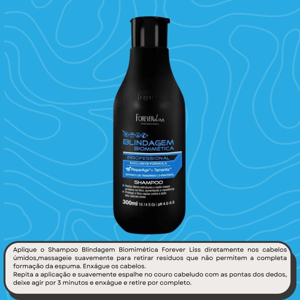 Forever Liss Blindagem Capilar Shampoo 300ml 300ml 4