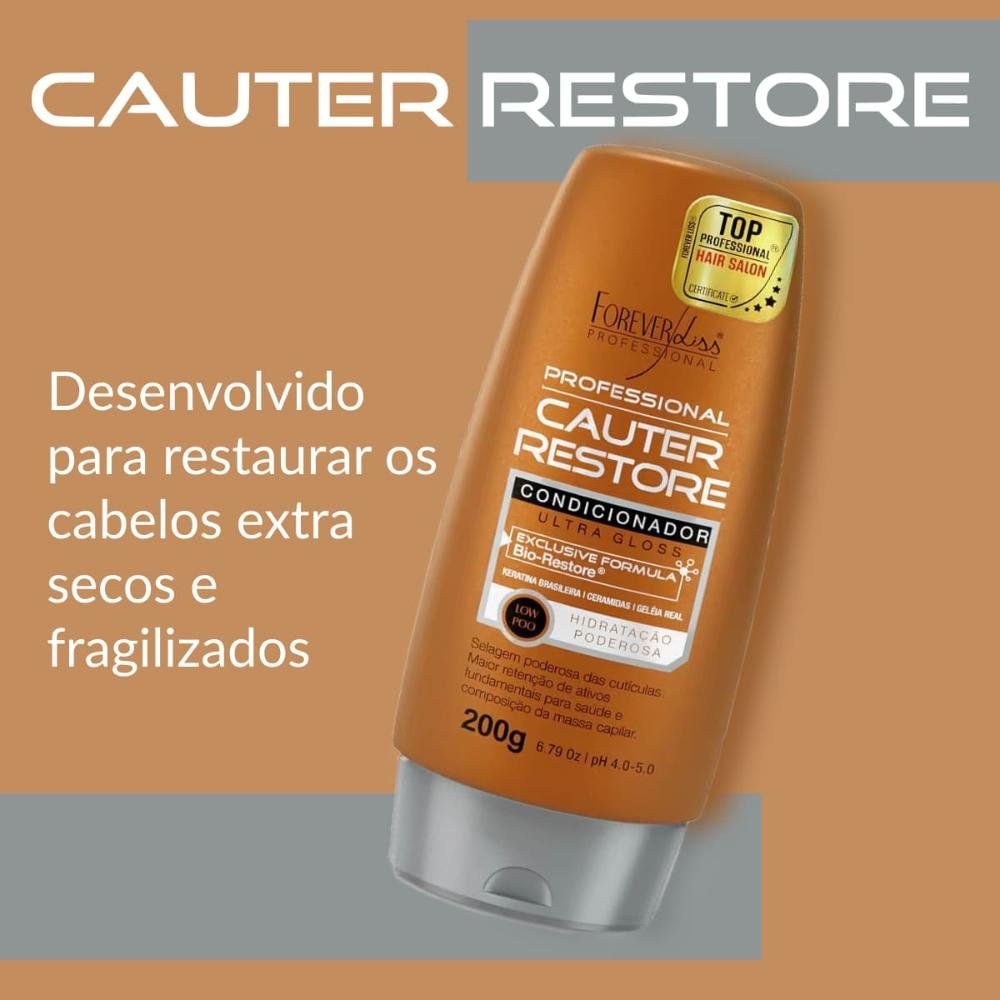 Condicionador Forever Liss Cauter Restore 200 g 200g 4