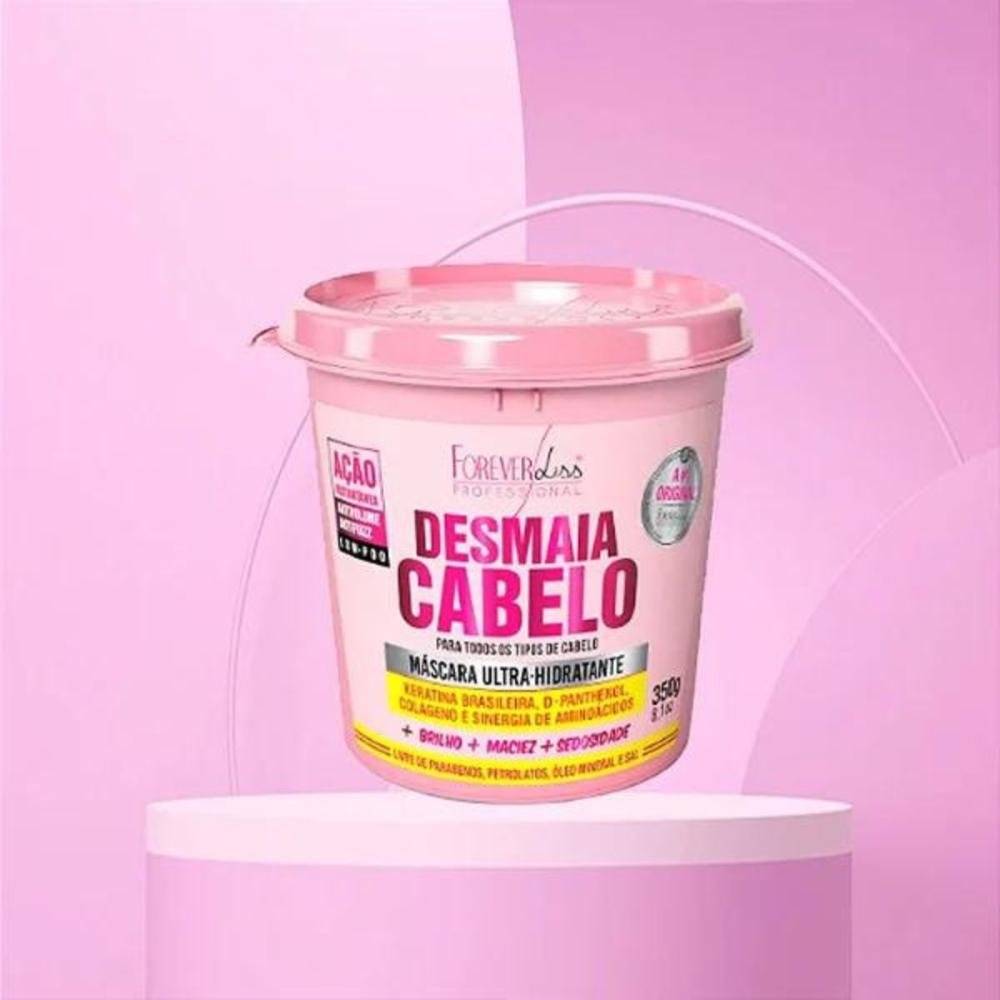 Máscara Forever Liss Desmaia Cabelo Ultra Hidratante 350 g 350g 5