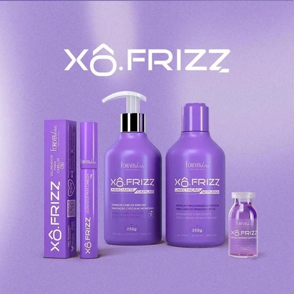 Forever Liss Xô Frizz Delineador para Cabelos 10 g 10g 5