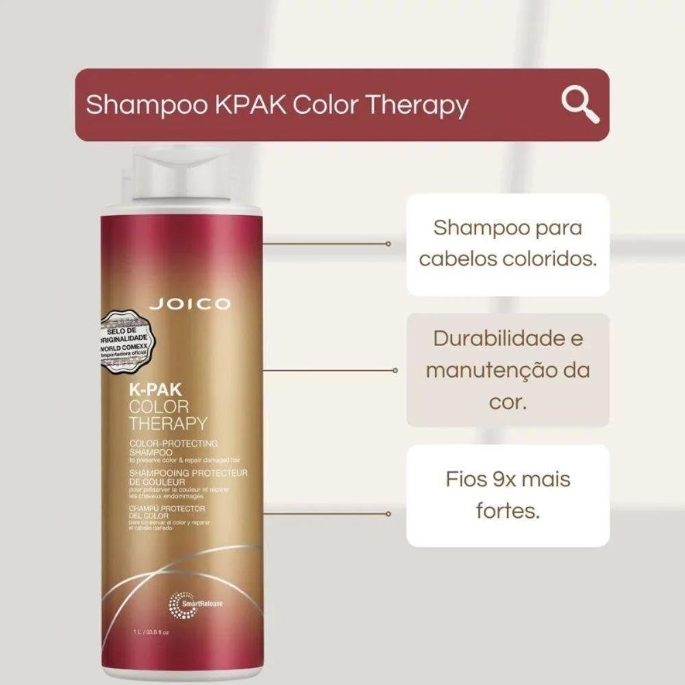 Joico K-PAK Color Therapy Shampoo 1000ml 1L 2