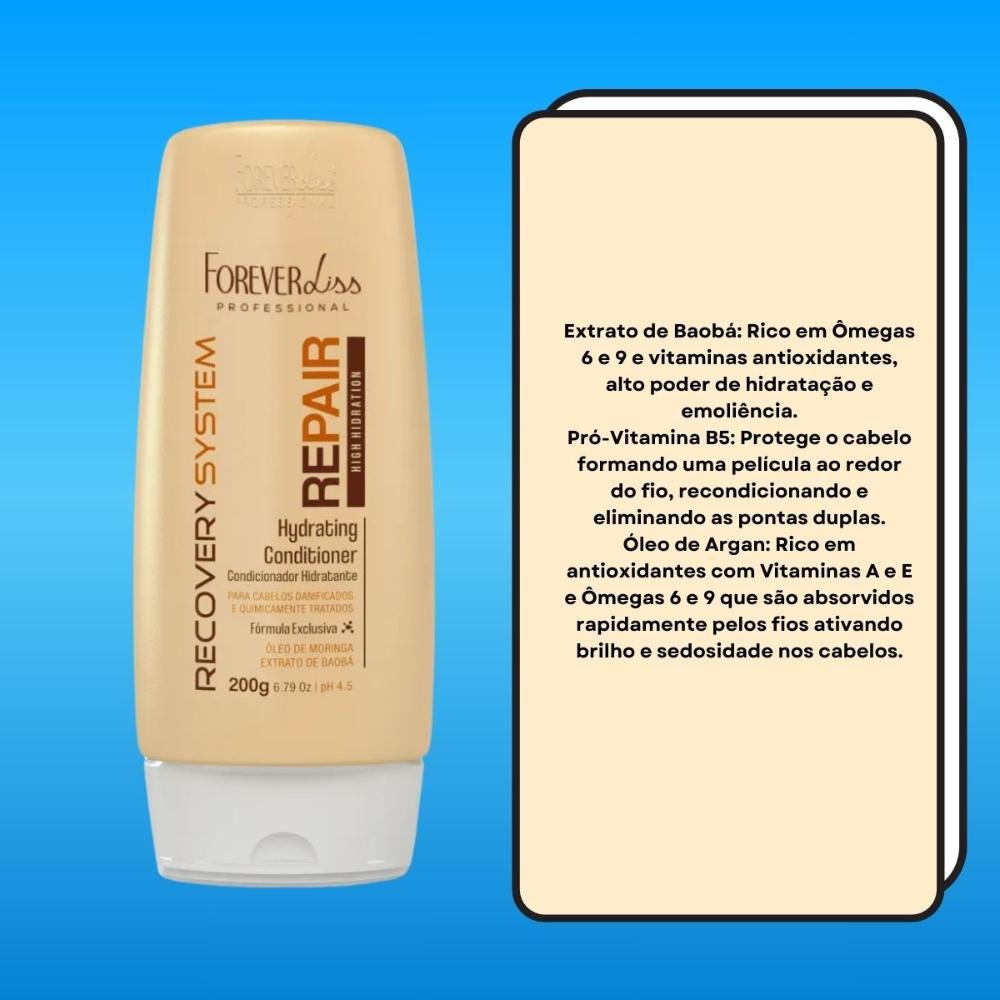 Condicionador Forever Liss Force Repair 200 g 200g 3