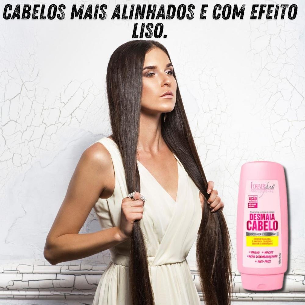 Condicionador Forever Liss Desmaia Cabelo 300 g 300g 4