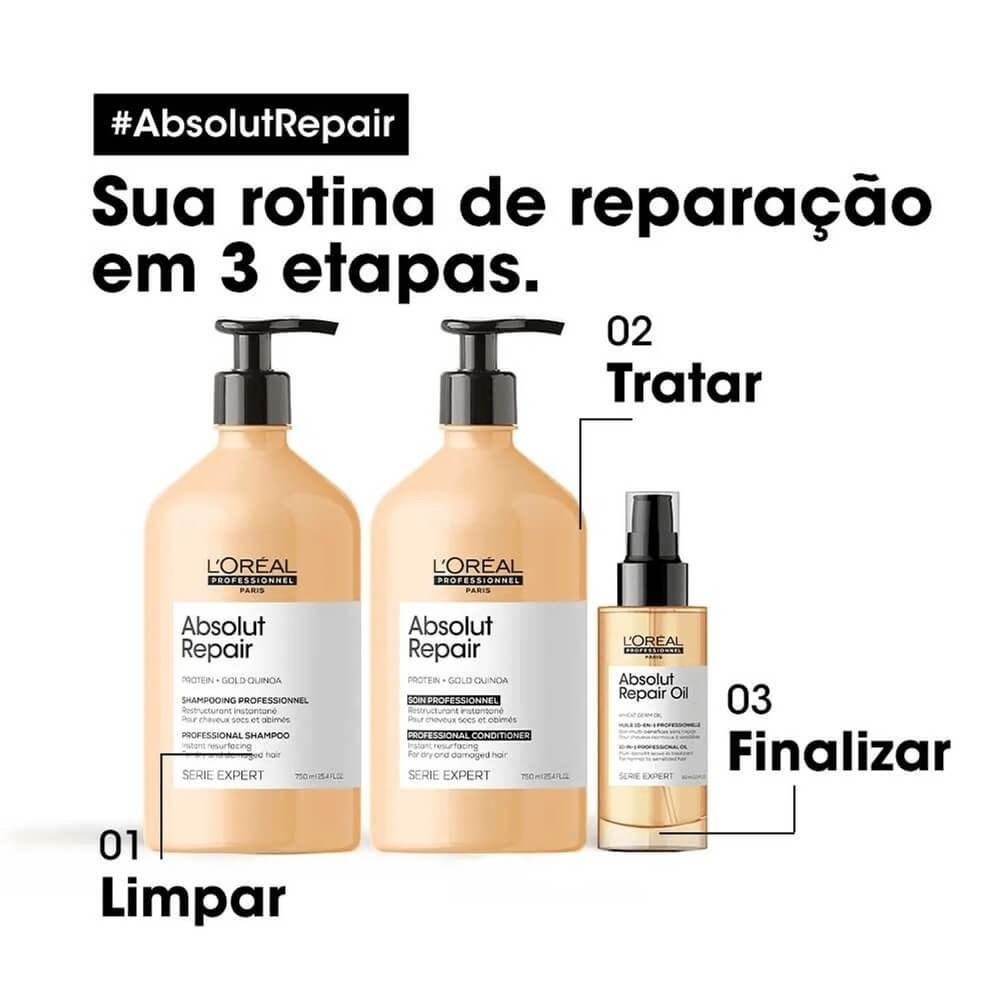 L'Oréal Professionnel Absolut Repair Gold Quinoa Shampoo 1,5L 1,5L 4