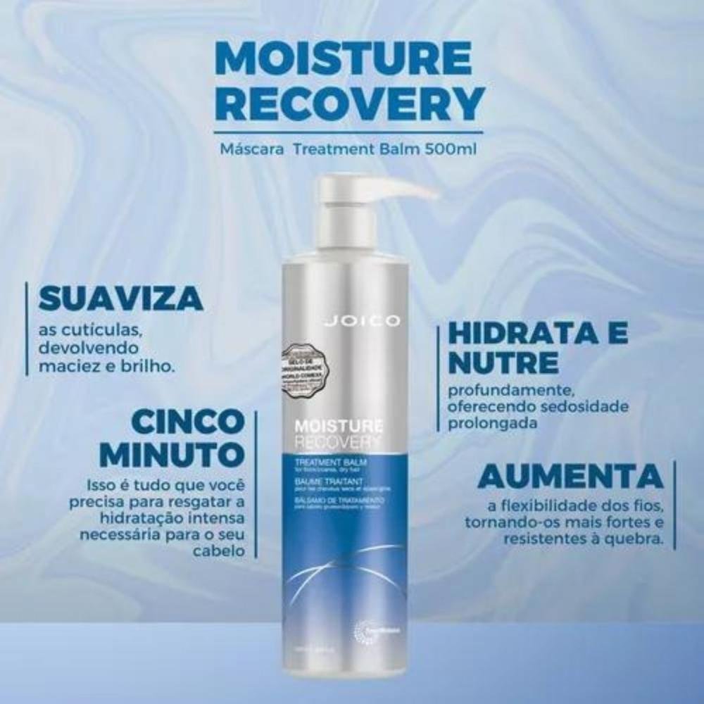 Joico Moisture Recovery Treatment Balm Smart Release - Máscara Capilar 500ml 500ml 5