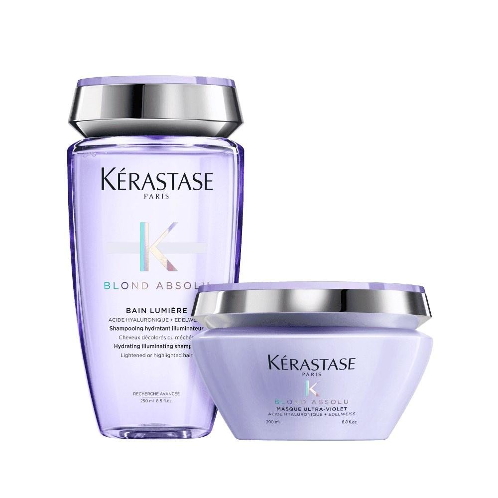 Kérastase Blond Absolu Violet Lumiére Kit (Shampoo + Máscara) ÚNICO 2