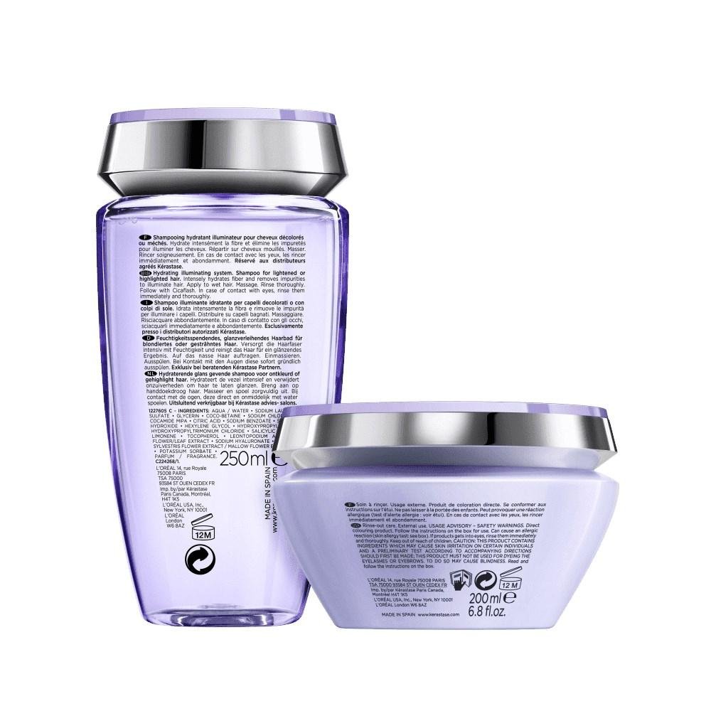Kérastase Blond Absolu Violet Lumiére Kit (Shampoo + Máscara) ÚNICO 5