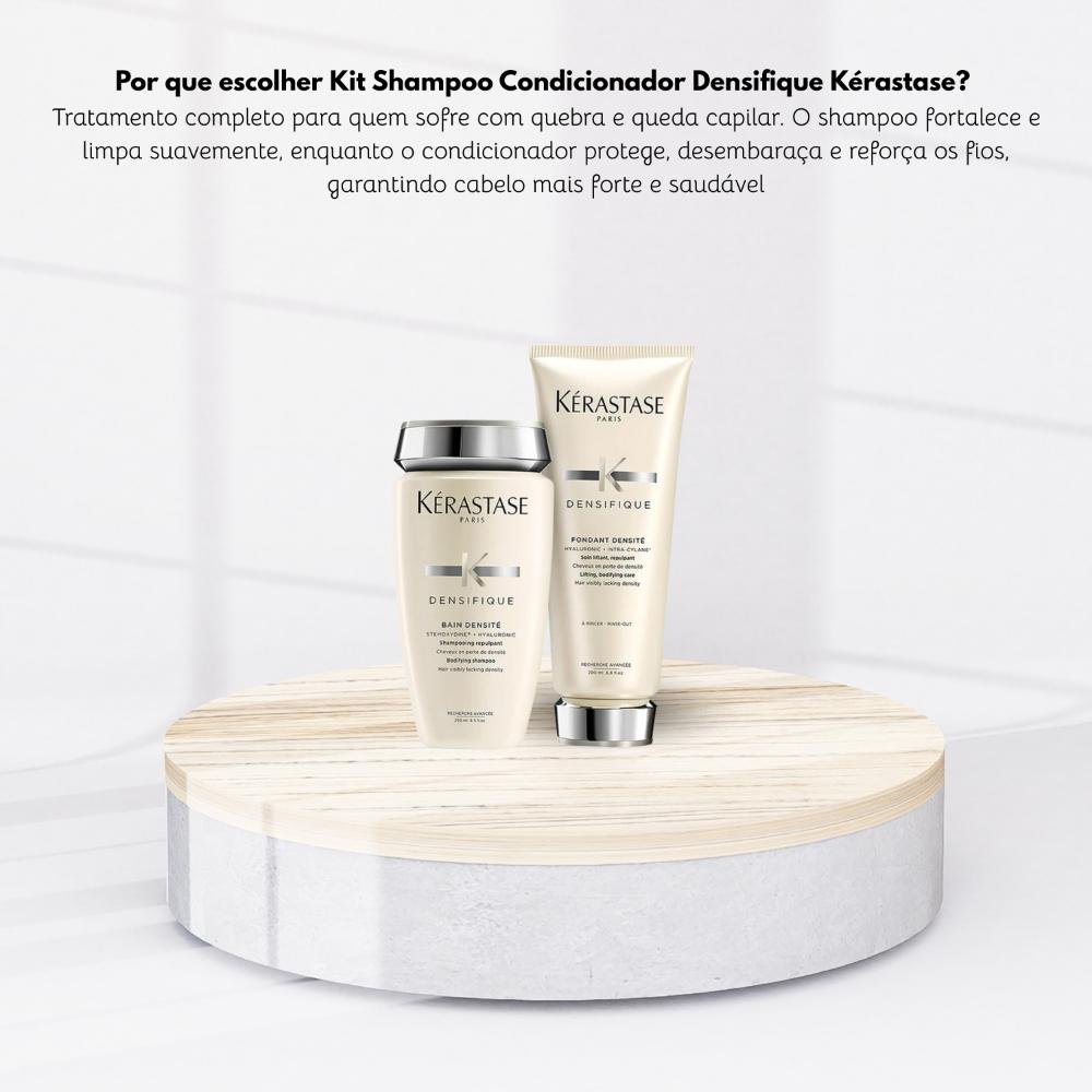 Kérastase Densifique Densité Shampoo 250ml + Fondant Densité  200ml ÚNICO 14
