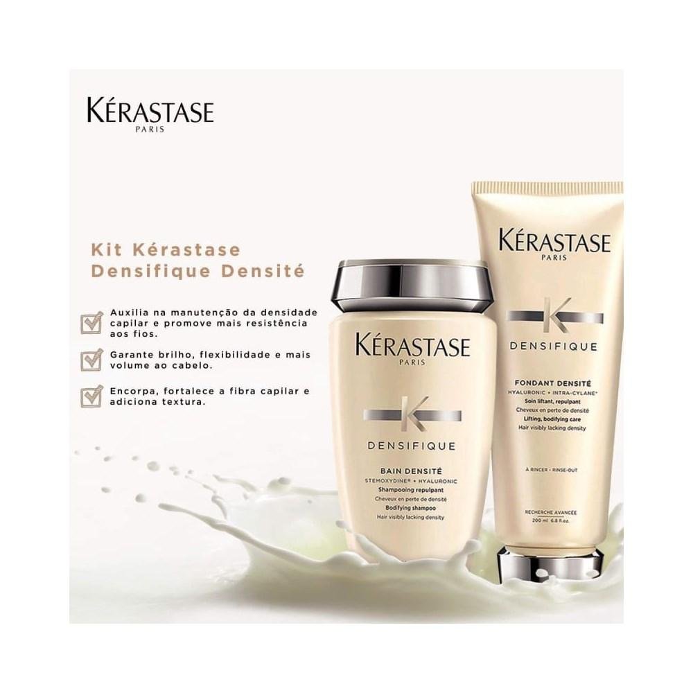 Kérastase Densifique Densité Shampoo 250ml + Fondant Densité  200ml ÚNICO 4