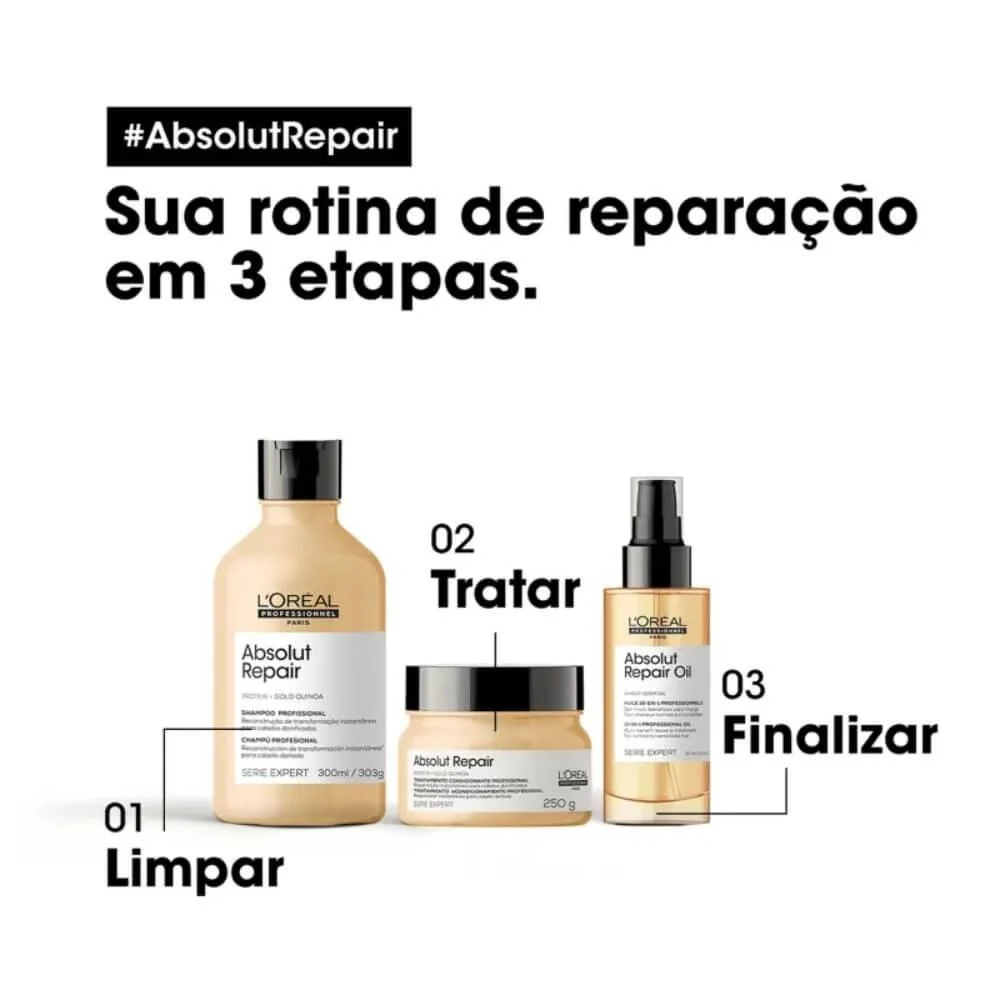 L'Oréal Professionnel Absolut Repair Gold Quinoa Máscara 250g 250g 6