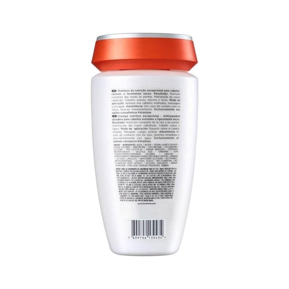 Shampoo Kérastase Nutritive Bain Satin Shampoo Hidratante 250 ml 250ml 2