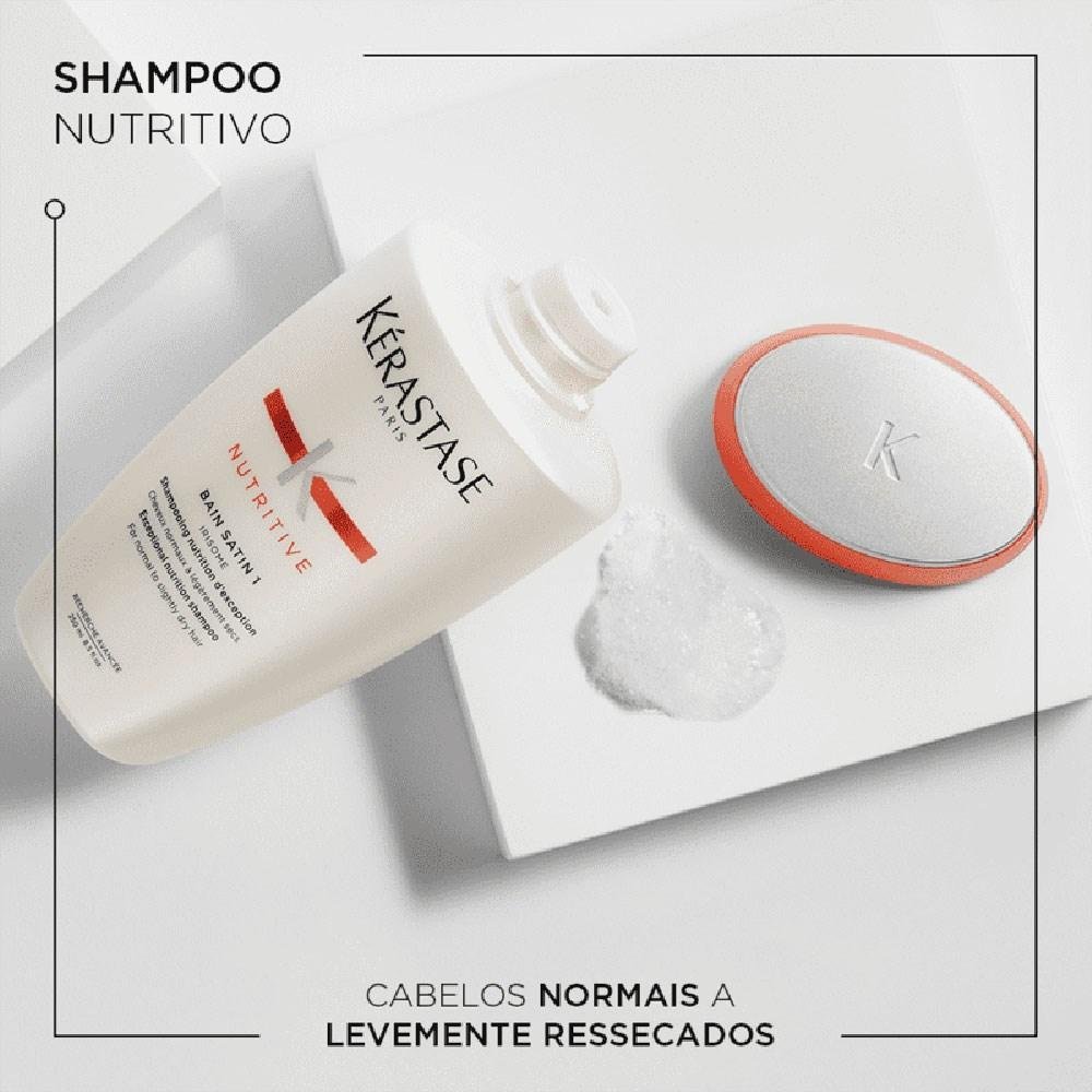 Shampoo Kérastase Nutritive Bain Satin Shampoo Hidratante 250 ml 250ml 5