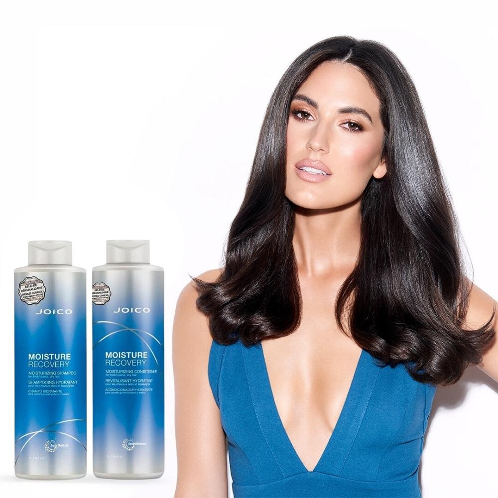 Joico Moisture Recovery Tratamento Smart Release Shampoo 1000ml + Condicionador 1000ml ÚNICO 4
