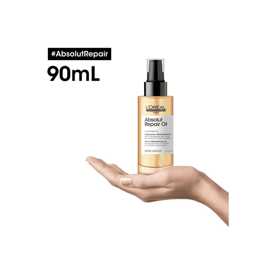 L'Oréal Professionnel Absolut Repair Gold Quinoa 10in1 - Óleo Reparador 90ml 90ml 3