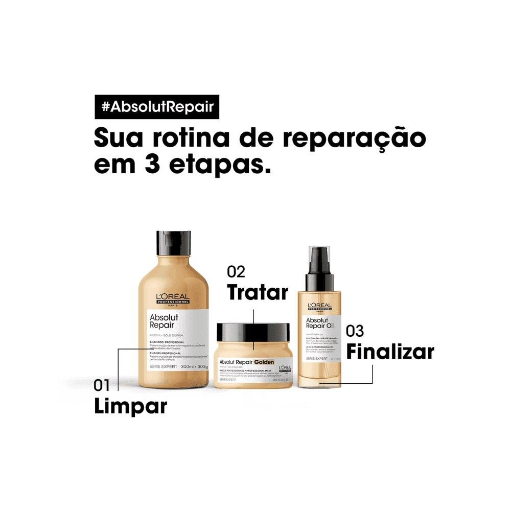 L'Oréal Professionnel Absolut Repair Gold Quinoa 10in1 - Óleo Reparador 90ml 90ml 5