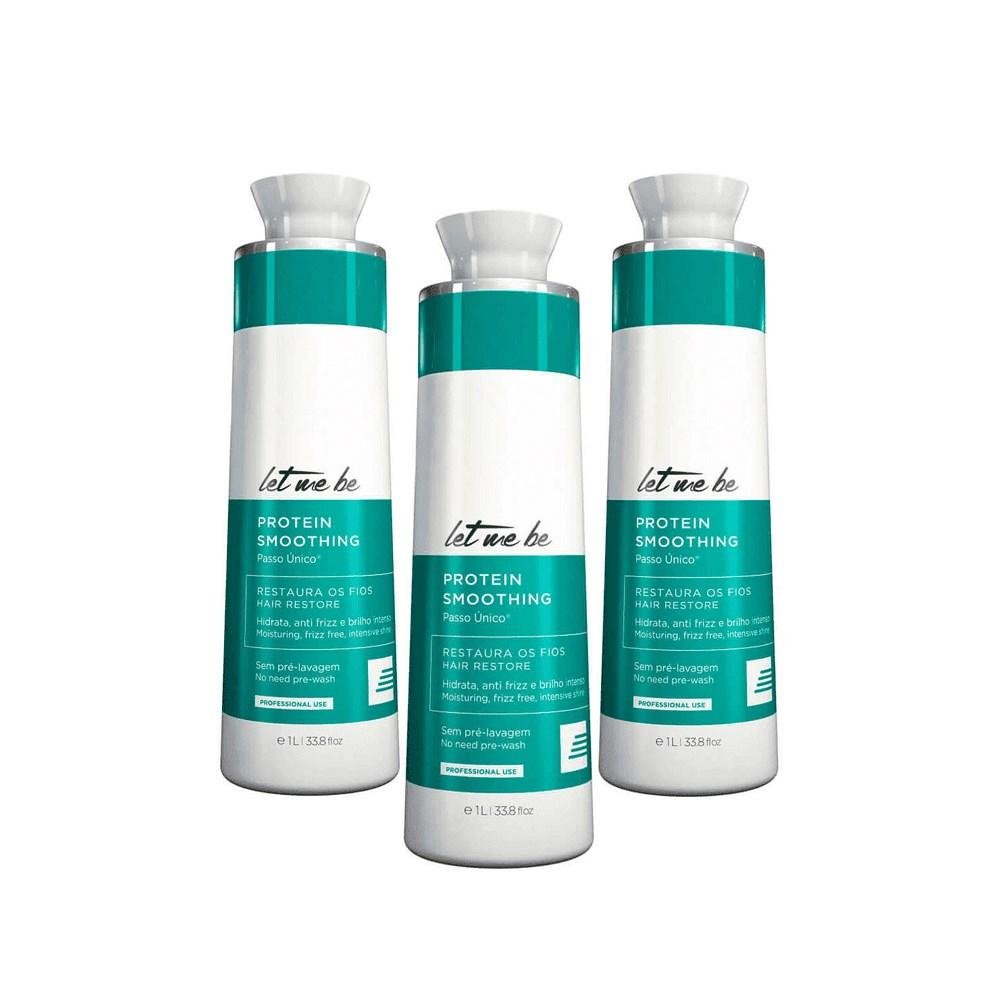 Let Me Be Smoothing Treatment Escova Progressiva 3 x 1 Litro ÚNICO 1