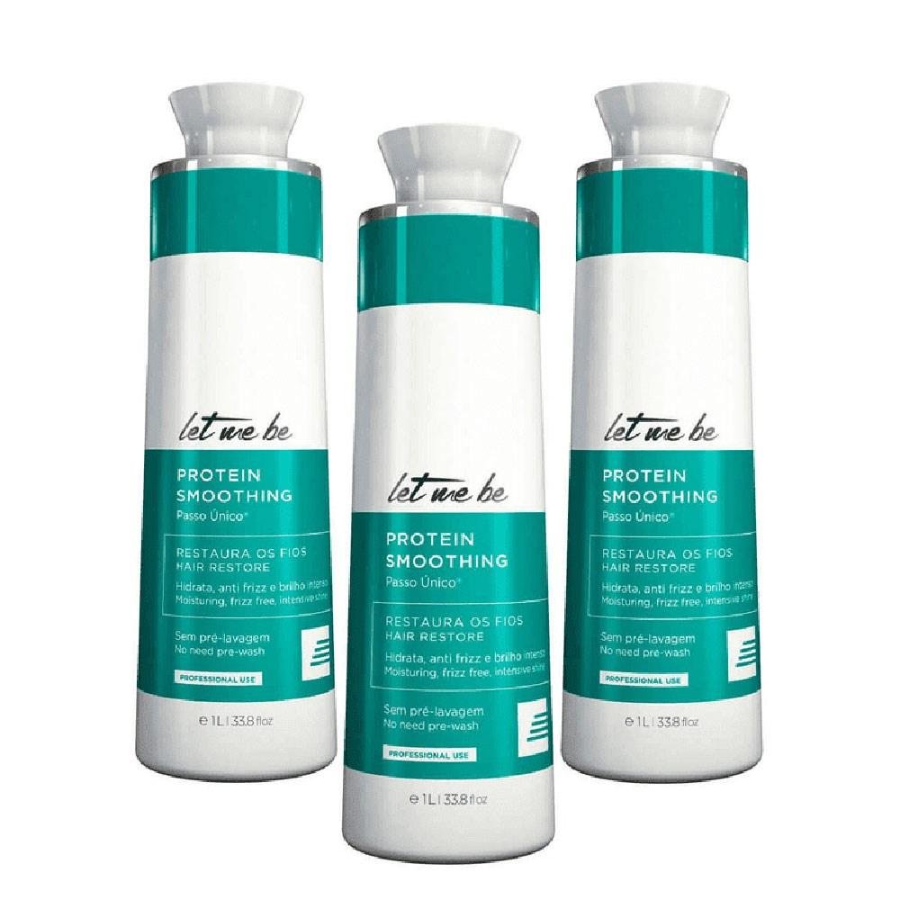 Let Me Be Smoothing Treatment Escova Progressiva 3 x 1 Litro ÚNICO 2