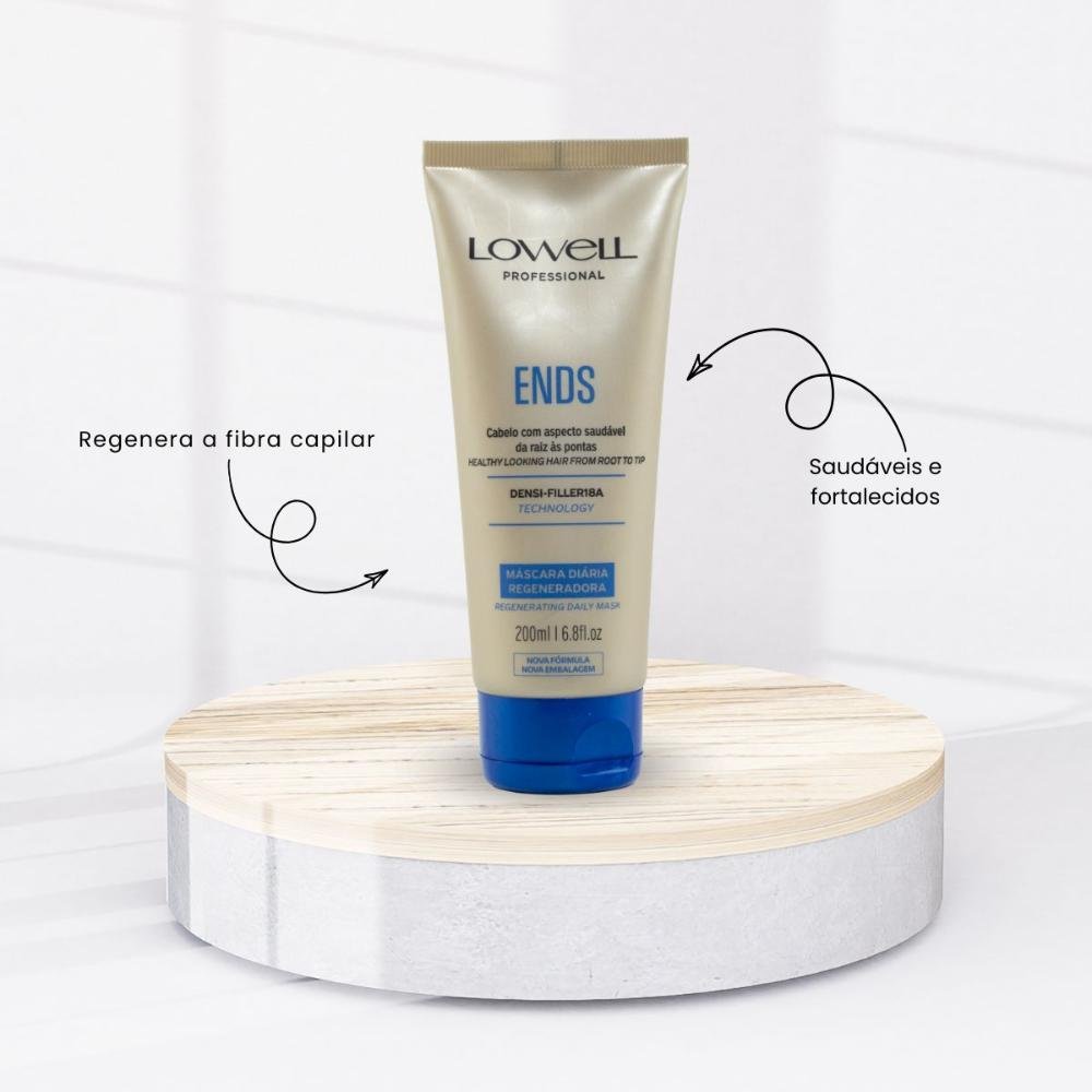 Lowell Ends Regeneradora - Máscara Capilar 200ml 200ml 2