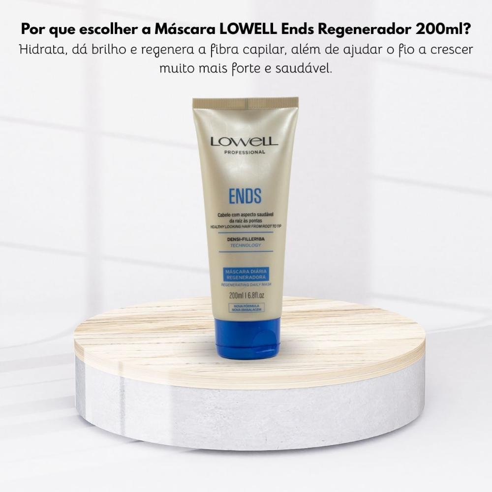 Lowell Ends Regeneradora - Máscara Capilar 200ml 200ml 5