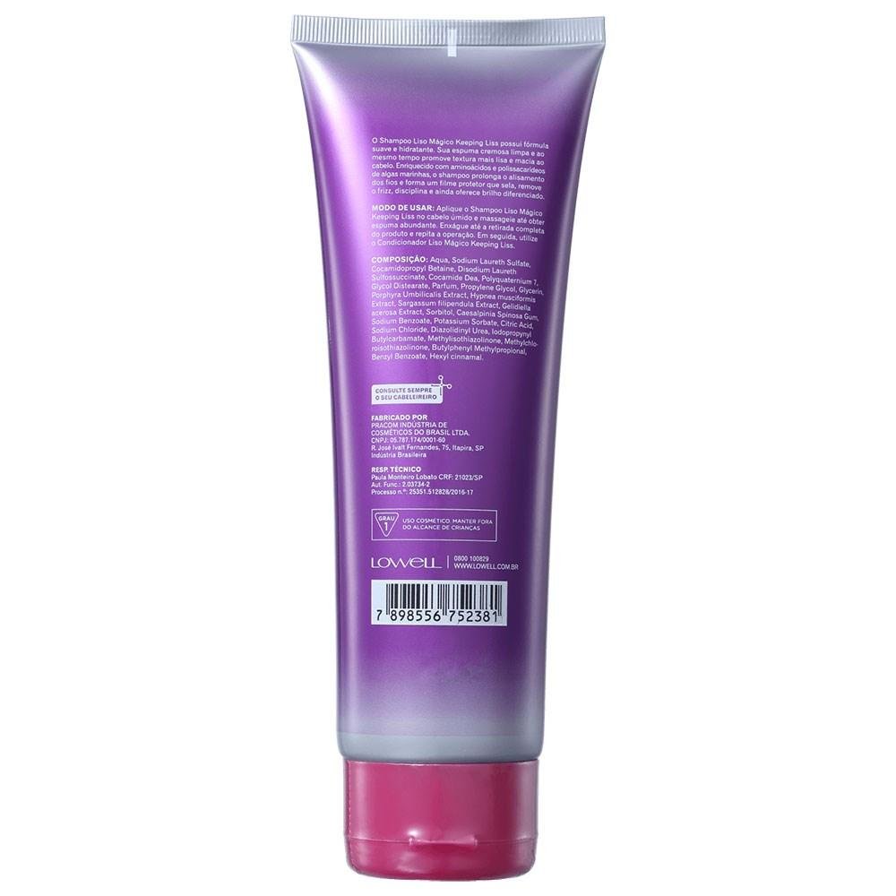 Lowell Keeping Liss Liso Mágico - Shampoo 240ml 240ml 4