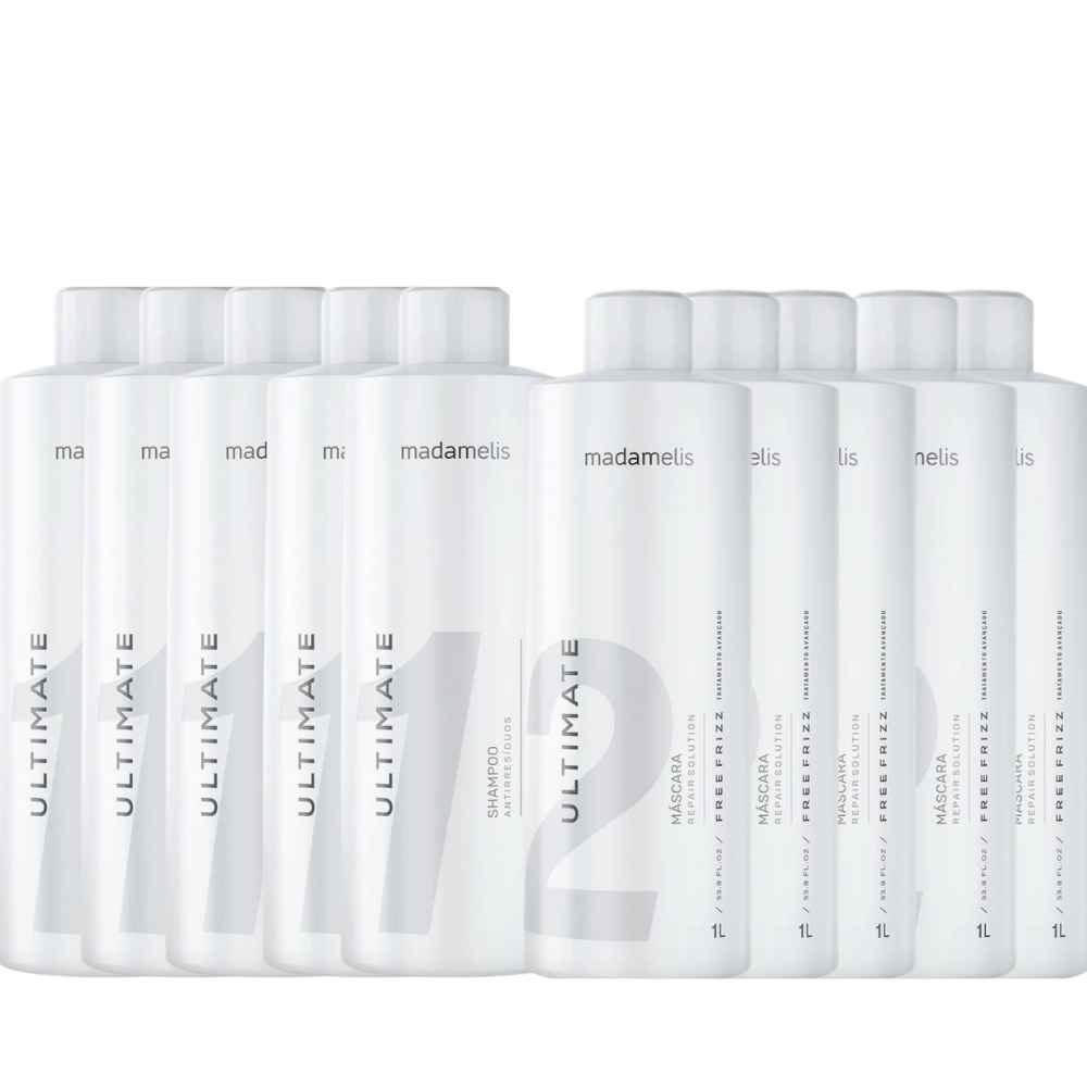 Madame Lis Ultimate Escova Progressiva 5 Kits (2 x 1 Litro) ÚNICO 1