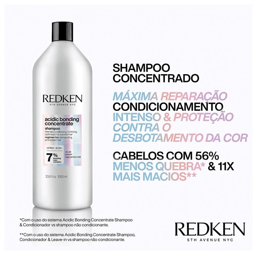 Redken Acidic Bonding Concentrate Shampoo 1000ml 1L 4