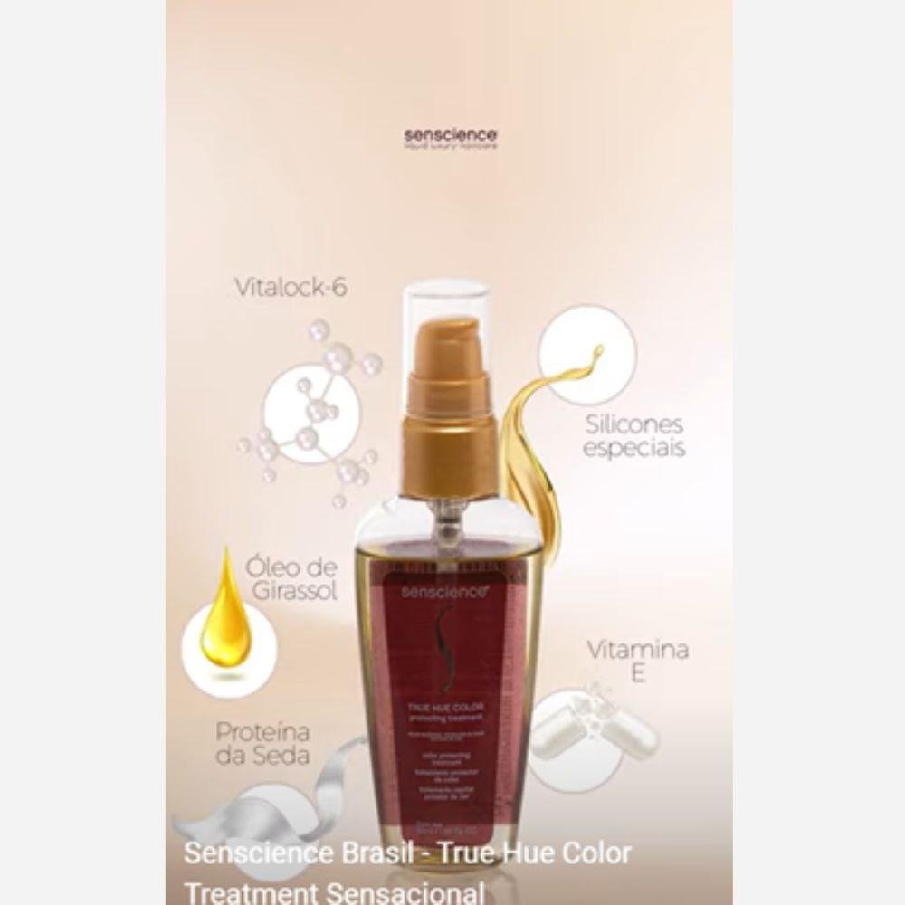 Oleo Senscience True Hue Color Protecting Tratamento 55 ml 55ml 4