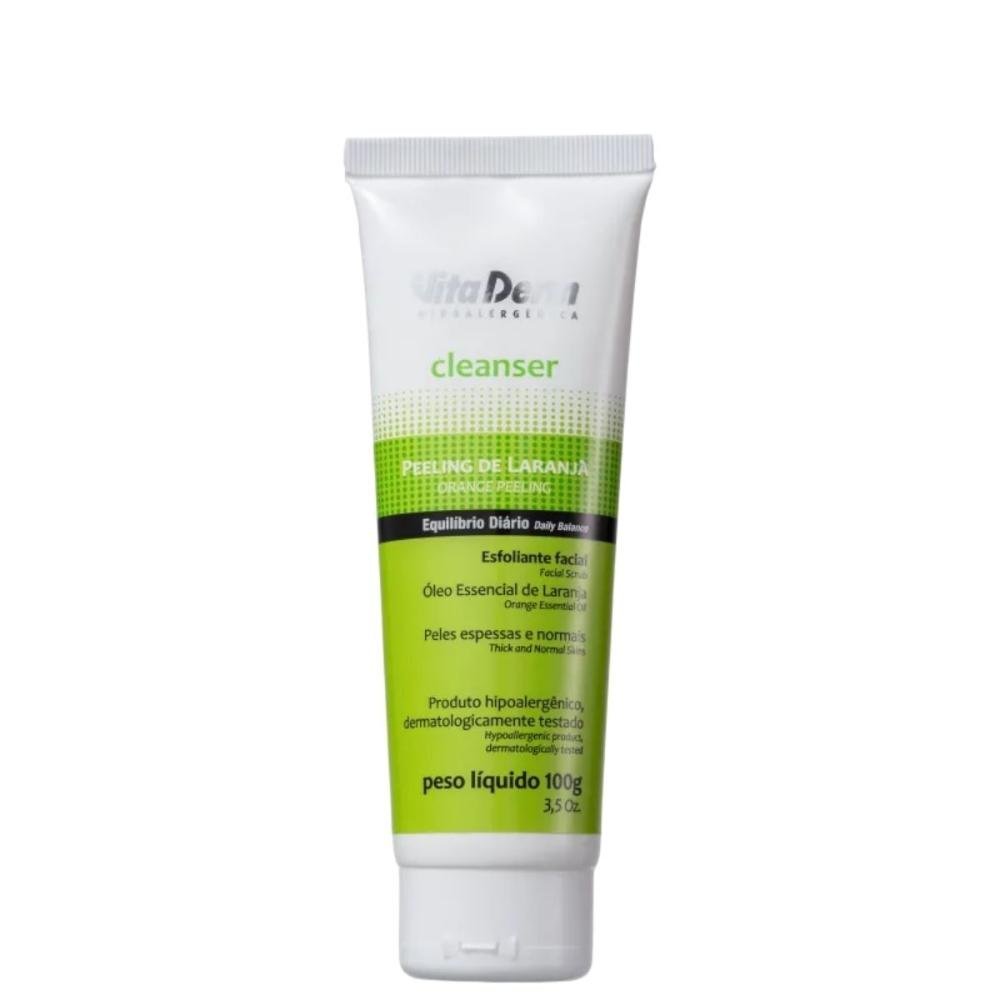 Vita Derm Cleanser Peeling de Laranja Esfoliante Facial 100g