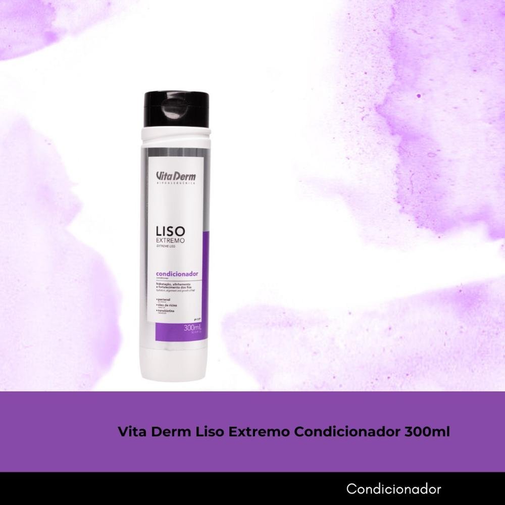 Vita Derm Liso Extremo Condicionador 300ml 300ml 2