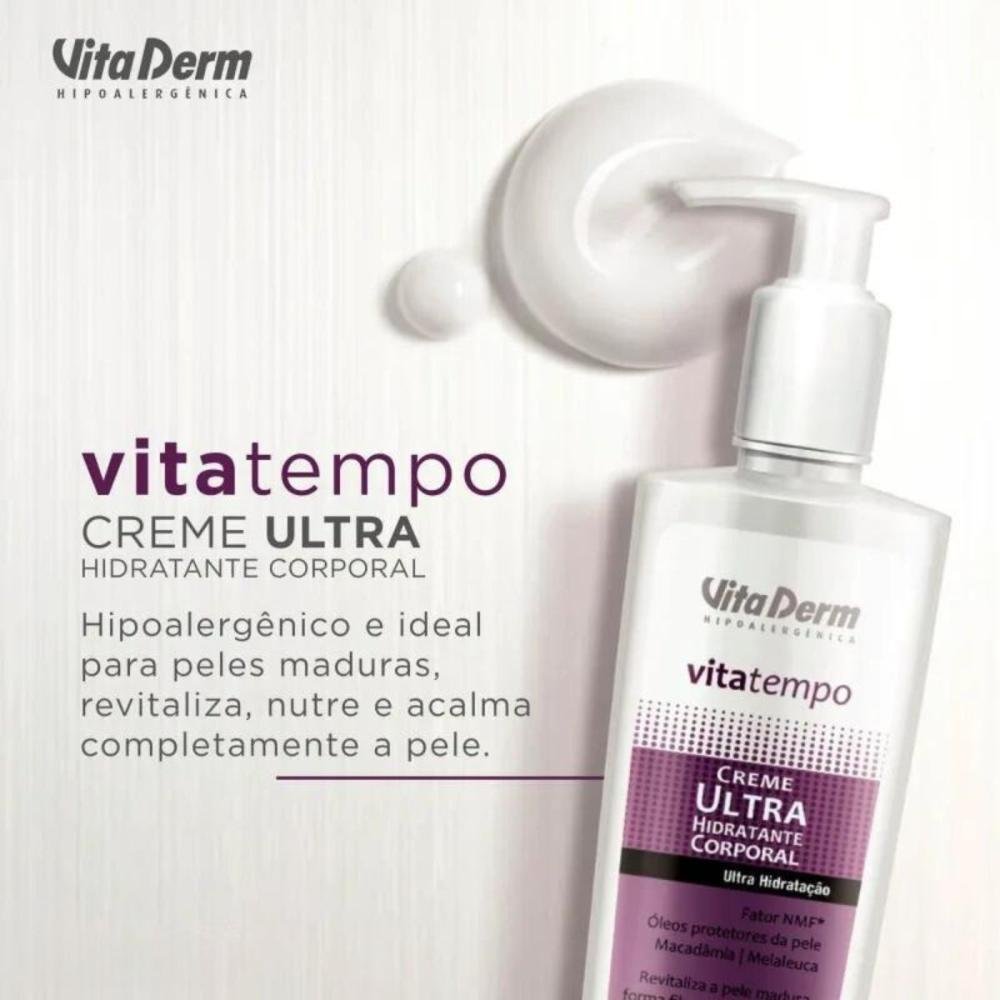Vita Derm Vitatempo Ultra Creme Hidratante Corporal 200g 200g 3