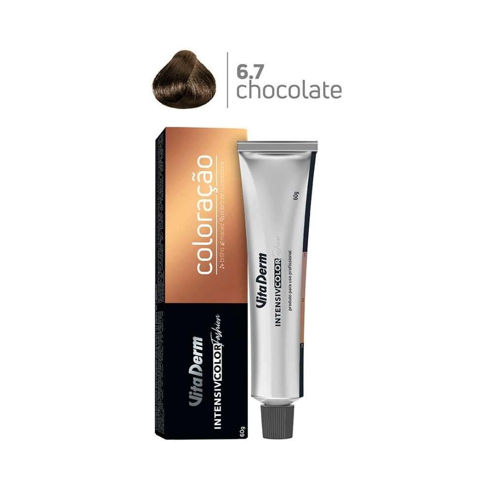 VitaDerm IntensivColor Fashion 6.7 Louro Escuro Marrom 60g 60g 2