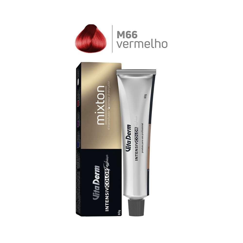 Vita Derm Intensiv Color Fashion M66 Mixton Vermelho 60g Cor M66 Mixton Vermelho 2
