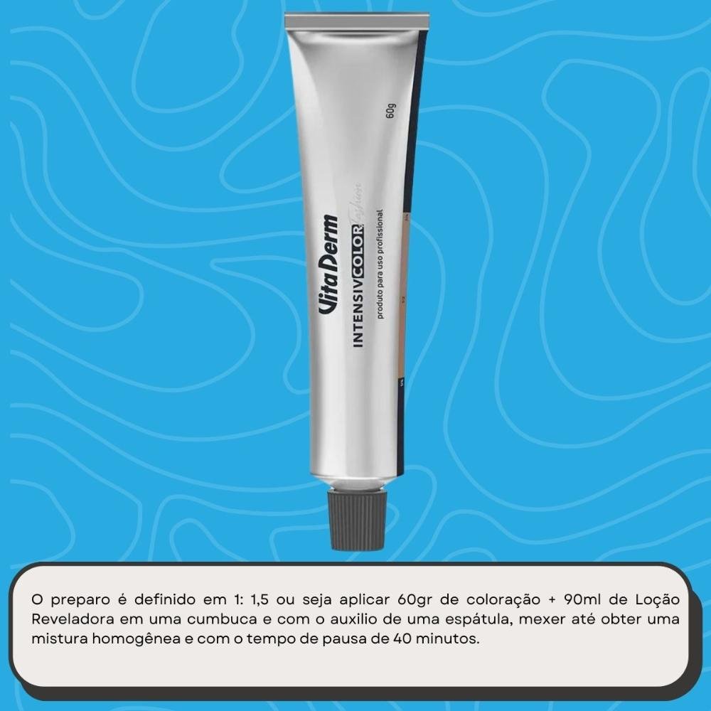 Vita Derm Intensiv Color Fashion M11 Mixton Azul 60g Cor M11 Mixton Azul 7