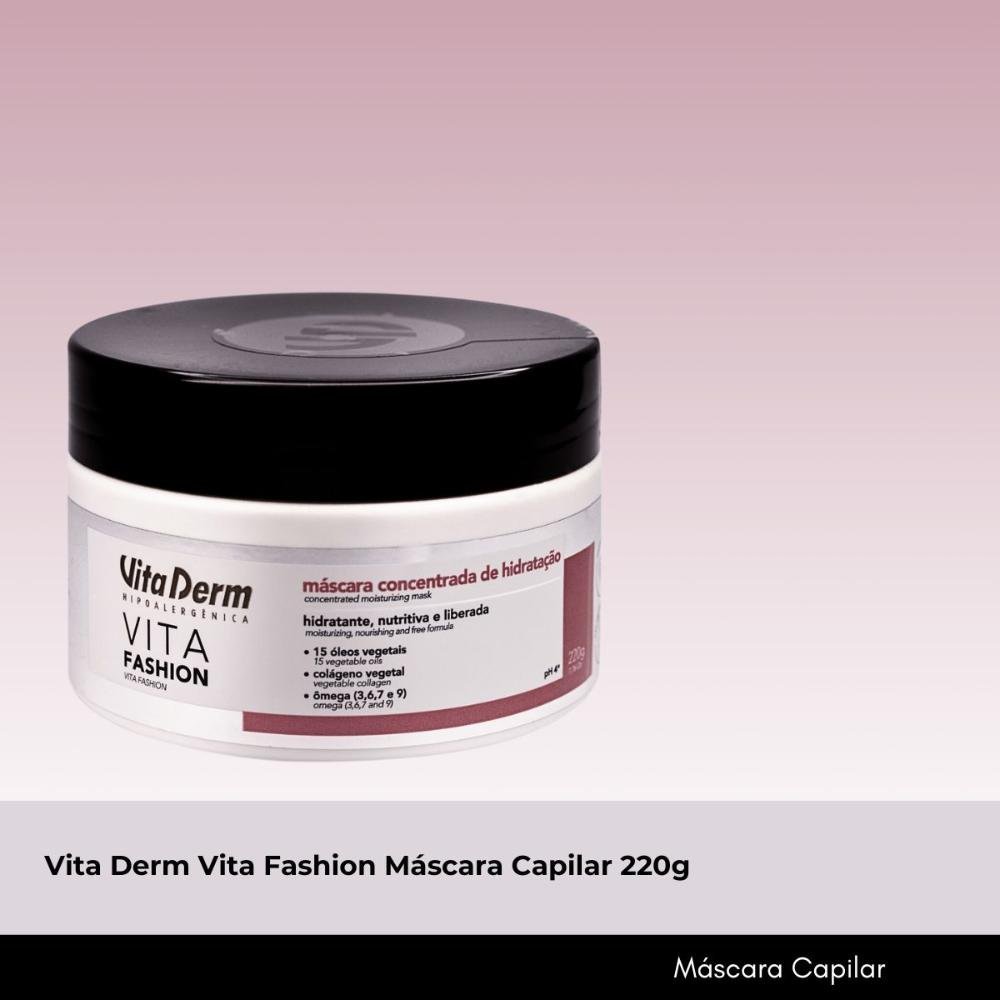 Vita Derm Vita Fashion Máscara Capilar 220g 220g 2