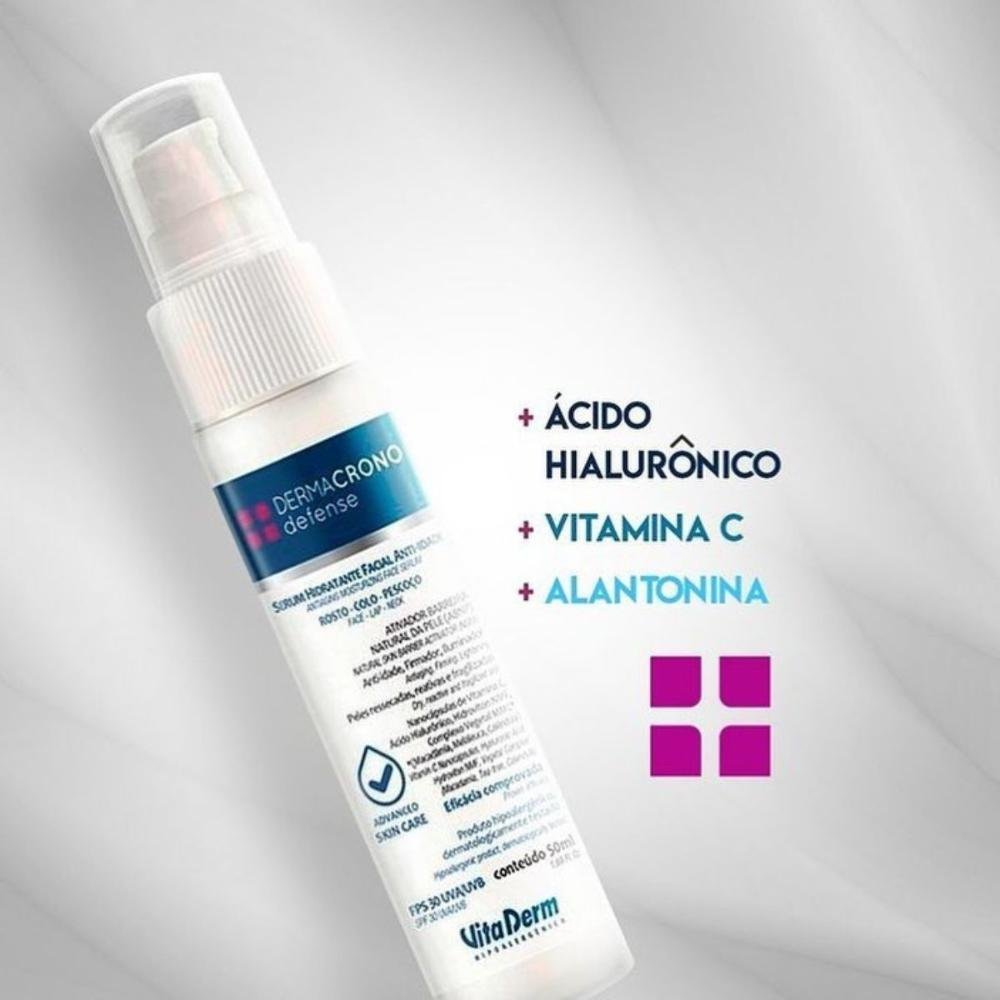 Vita Derm Hipoalergênica Dermacrono Serum Hidratante 50ml 50ml 3
