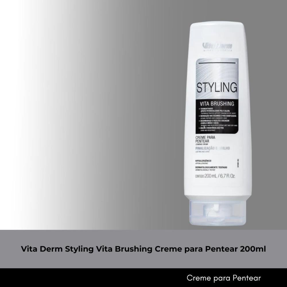 Vita Derm Styling Vita Brushing Creme para Pentear 200ml 200ml 2