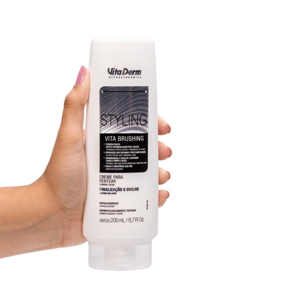 Vita Derm Styling Vita Brushing Creme para Pentear 200ml 200ml 3