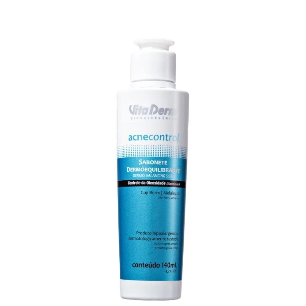 Vita Derm Acne Control Dermoequilibrante Sabonete Líquido Facial 140ml 140ml 2
